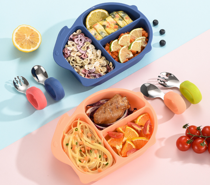 non-toxic lovely safety infant baby weaning set